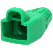 6510-0100-05; RJ45 plug boot; 6mm; Colour: green; ENCITECH