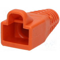 6510-0100-09; RJ45 plug boot; 6mm; Colour: orange; ENCITECH