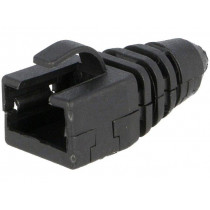 6510-0102-06; RJ45 plug boot; Colour: black; ENCITECH