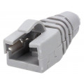 6510-0102-01; RJ45 plug boot; Colour: light grey; ENCITECH 6510-0102-01; RJ45 plug boot; Colour: light grey; ENCITECH
