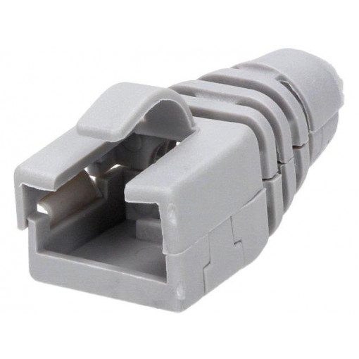 6510-0102-01; RJ45 plug boot; Colour: light grey; ENCITECH