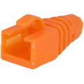 6510-0102-09; RJ45 plug boot; Colour: orange; ENCITECH 6510-0102-09; RJ45 plug boot; Colour: orange; ENCITECH