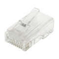 RJ45W-CAT6U-R; Plug; RJ45; PIN: 8; Cat: 6; Layout: 8p8c; IDC,crimped; for cable; NINIGI RJ45W-CAT6U-R; Plug; RJ45; PIN: 8; Cat: 6; Layout: 8p8c; IDC,crimped; for cable; NINIGI