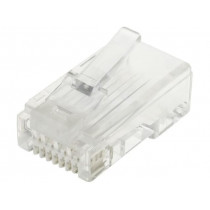 RJ45W-CAT6U-R; Plug; RJ45; PIN: 8; Cat: 6; Layout: 8p8c; IDC,crimped; for cable; NINIGI RJ45W-CAT6U-R; Plug; RJ45; PIN: 8; Cat: 6; Layout: 8p8c; IDC,crimped; for cable; NINIGI