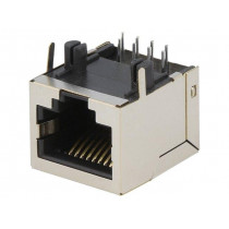 RJJS-108-142-E9H-011; Socket; RJ45; PIN: 8; Cat: 5; shielded; Layout: 8p8c; THT; angled; ENCITECH