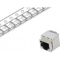 RJJS-88-143-E1V-039; Socket; RJ45; PIN: 8; Cat: 5; shielded; Layout: 8p8c; SMT; vertical; ENCITECH
