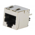 RJJS-88-143-E7V-058; Socket; RJ45; PIN: 8; Cat: 6a; shielded; Layout: 8p8c; THT; straight; ENCITECH