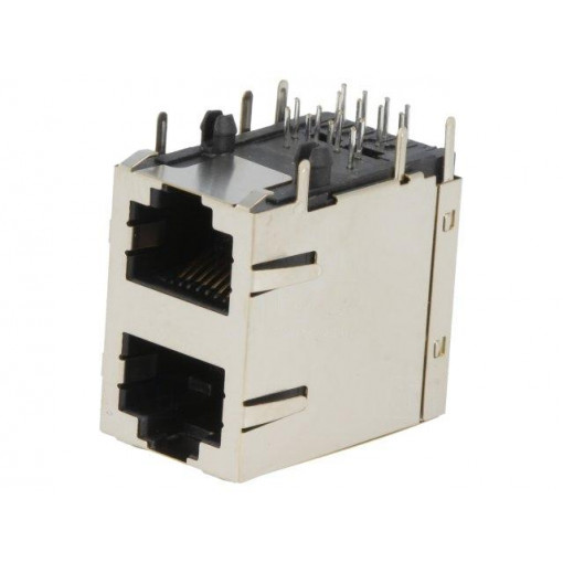 RJJS-88-144-E9H-047; Socket; RJ45; PIN: 8; Cat: 5; shielded; Layout: 8p8c; ENCITECH