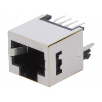 RJJS-88-A22-E1V; Socket; RJ45; PIN: 8; shielded; Layout: 8p8c; THT; straight; ENCITECH