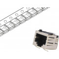 RJJS-88-SMT-WF; Socket; RJ45; PIN: 8; Cat: 5; shielded; Layout: 8p8c; SMT; horizontal; ENCITECH