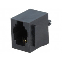 RJJU-44-122-E1V-047; Socket; RJ9; PIN: 4; Cat: 5; Layout: 4p4c; THT; straight; ENCITECH