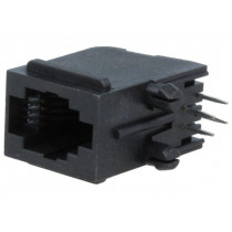 RJJU-44-143-E7V-011; Socket; RJ9; PIN: 4; Cat: 5; Layout: 4p4c; THT; angled; ENCITECH