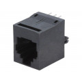 RJJU-66-1406-E1V-088; Socket; RJ12; PIN: 6; Cat: 5; Layout: 6p6c; THT; straight; ENCITECH