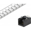 RJJU-66-141-E3H-004; Socket; RJ12; PIN: 6; Cat: 5; Layout: 6p6c; SMT; horizontal; ENCITECH