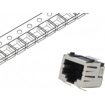 RJJU-88-141-E3H-005; Socket; RJ45; PIN: 8; Cat: 5; Layout: 8p8c; SMT; horizontal; ENCITECH