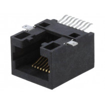 RJJU-88-141-E3H-009; Socket; RJ45; PIN: 8; Cat: 5; Layout: 8p8c; SMT; horizontal; ENCITECH