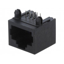 RJJU-88-141-EJH-142; Socket; RJ45; PIN: 8; Cat: 5; Layout: 8p8c; THT; angled; ENCITECH
