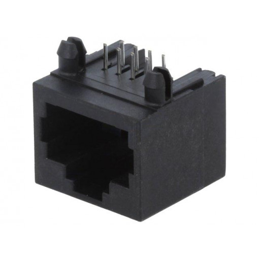 RJJU-88-141-EJH-142; Socket; RJ45; PIN: 8; Cat: 5; Layout: 8p8c; THT; angled; ENCITECH
