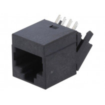 RJJU-88-142-E7A-025; Socket; RJ45; PIN: 8; Cat: 5; Layout: 8p8c; THT; angled; ENCITECH