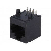 RJJU-88-142-E7H-021; Socket; RJ45; PIN: 8; Cat: 5; Layout: 8p8c; THT; angled; ENCITECH