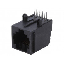 RJJU-88-143-E7V-012; Socket; RJ45; PIN: 8; Cat: 5; Layout: 8p8c; THT; angled; ENCITECH