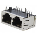 RJJU-88-242-E9H-002; Socket; RJ45; PIN: 8; Cat: 5; Layout: 8p8c; THT; angled; ENCITECH