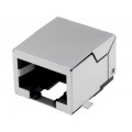 RJLSE4118101T; Socket; RJ45; PIN: 8; shielded; gold-plated; Layout: 8p8c; SMT; AMPHENOL