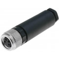 28047 RKMCK 4; Connector: M8; female; PIN: 4; straight; for cable; plug; LUMBERG AUTOMATION