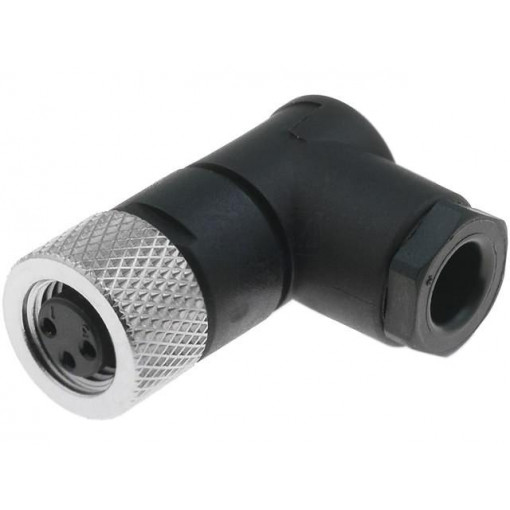 69542 RKMCW 3; Connector: M8; female; PIN: 3; angled 90°; for cable; plug; LUMBERG AUTOMATION