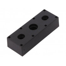 429848; Mounting holder; technopolymer (PA); ELEROLL; black; -20÷90°C; ELESA+GANTER