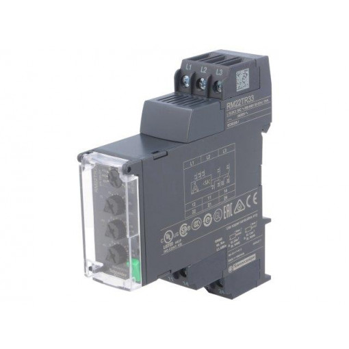 RM22TR33; Module: voltage monitoring relay; DIN; relay 2 NO / NC; 0.1÷30s; SCHNEIDER ELECTRIC