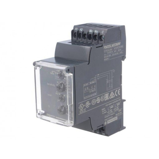 RM35LM33MW; Module: level monitoring relay; 24÷240VAC; DIN; OUT 1: 250VAC/5A; SCHNEIDER ELECTRIC