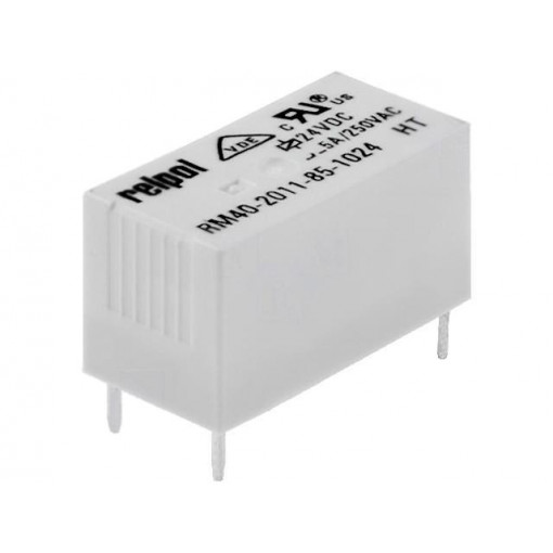 RM40-2011-85-1024; Relay: electromagnetic; SPDT; Ucoil: 24VDC; 5A/250VAC; 5A/30VDC; 5A; RELPOL