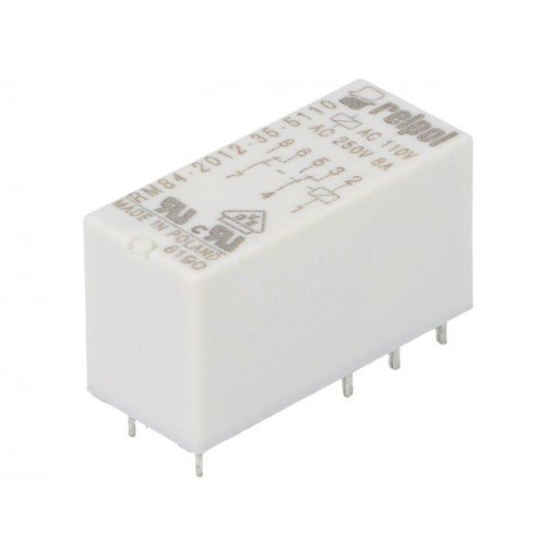 RM84-2012-35-5110; Relay: electromagnetic; DPDT; Ucoil: 110VAC; 8A/250VAC; 8A/24VDC; RELPOL