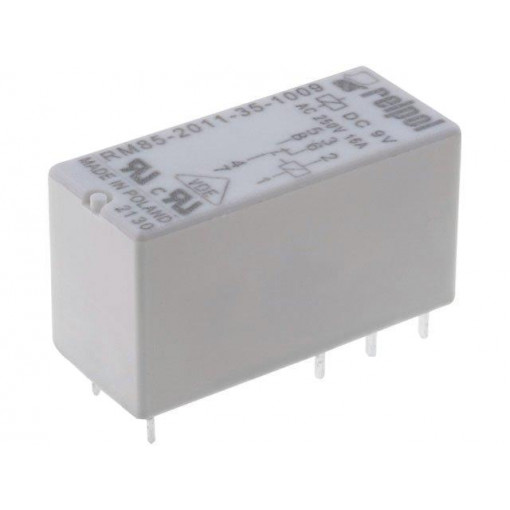 RM85-2011-35-1009; Relay: electromagnetic; SPDT; Ucoil: 9VDC; 16A/250VAC; 16A/24VDC; RELPOL