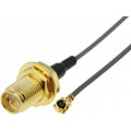 RN-UFL-SMA6; Cable-adapter; Len: 150mm; I-PEX (u.FL),SMA-Reverse Polarity; MICROCHIP TECHNOLOGY