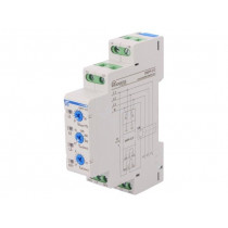 RNPP-312; Module: voltage monitoring relay; DIN; SPDT; OUT 1: 250VAC/5A; NOVATEK ELECTRO