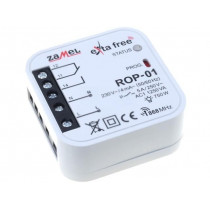 ROP-01; Receiver; EXTA FREE; IP20; 230VAC; NC + NO; flush mount; -10÷55°C; ZAMEL ROP-01; Receiver; EXTA FREE; IP20; 230VAC; NC + NO; flush mount; -10÷55°C; ZAMEL