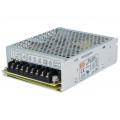 RQ-65B; Power supply: switched-mode; modular; 62.5W; 5VDC; 129x98x38mm; MEAN WELL