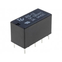 RS-12; Relay: electromagnetic; DPDT; Ucoil: 12VDC; 1A/120VAC; 1.25A/30VDC; Recoy/RAYEX ELECTRONICS