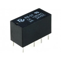 RS-24; Relay: electromagnetic; DPDT; Ucoil: 24VDC; 1A/120VAC; 1.25A/30VDC; Recoy/RAYEX ELECTRONICS