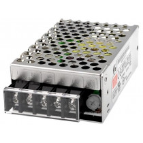 RS-25-5; Power supply: switched-mode; modular; 25W; 5VDC; 78x51x28mm; 5A; MEAN WELL
