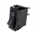 RS1011C3BK; ROCKER; SPST; Pos: 2; OFF-ON; 15A/250VAC; black; none; 35mΩ; -30÷80°C; 