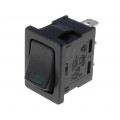 R13-66B4-02-BBG-L1; ROCKER; SPST; Pos: 2; OFF-ON; 16A/12VDC; black; LED 12VDC,point; SCI R13-66B4-02-BBG-L1; ROCKER; SPST; Pos: 2; OFF-ON; 16A/12VDC; black; LED 12VDC,point; SCI