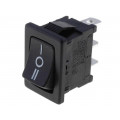 R13-66D-02-BB-77D; ROCKER; SP3T; Pos: 3; ON-OFF-ON; 10A/250VAC; black; none; 50mΩ; SCI