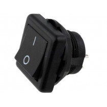 R13-136A-05-BB-2D; ROCKER; SPST; Pos: 2; OFF-ON; 6A/250VAC; black; none; 50mΩ; -20÷85°C; SCI
