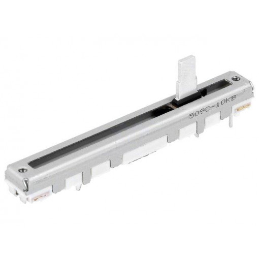 RS45111A900F; Potentiometer: slide; 10kΩ; 250mW; THT; ±20%; linear; Mat: metal; ALPS