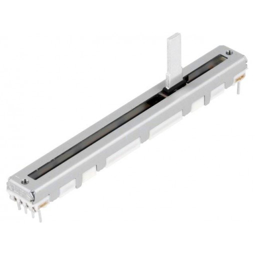 RS60112A600N; Potentiometer: slide; 10kΩ; 100mW; THT; ±20%; logarithmic; 150VAC; ALPS