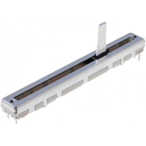 ; Potentiometer: slide; 10kΩ; 100mW; THT; ±20%; logarithmic; 150VAC; ALPS