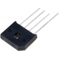 RS602; Single-phase bridge rectifier; Urmax: 100V; If: 6A; Ifsm: 175A; KBU; DC COMPONENTS